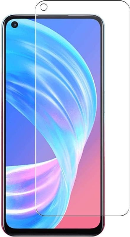 Screenprotector Glas - Tempered Glass Screen Protector Geschikt voor: Oppo A73 5G - 2x