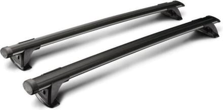 Tesla Model S Dakdrager Zwart juni 2015 - heden Yakima Whispbar Through Auto Exterieur Accessoires