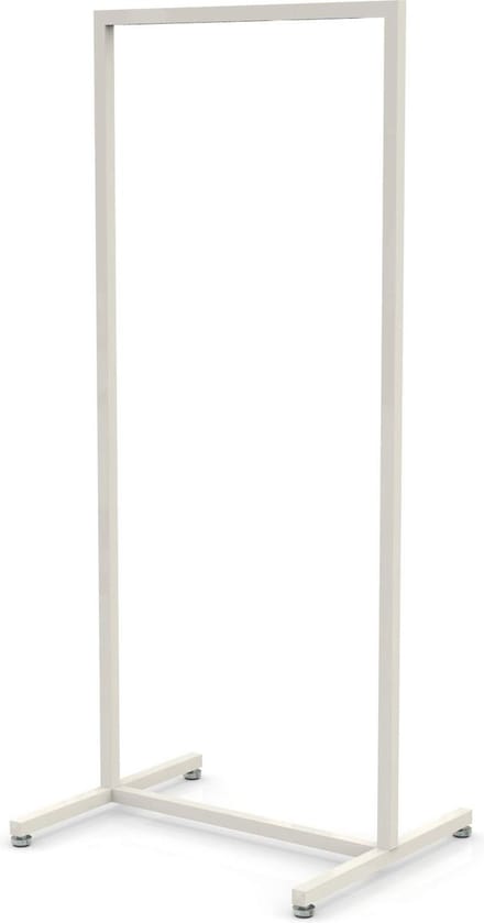 Hoog model wit Italiaans design kledingrek 60 cm breed