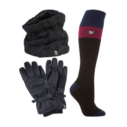 Dames Ski Set Nekwarmer Handschoenen & Thermische Skisokken Winterkleding