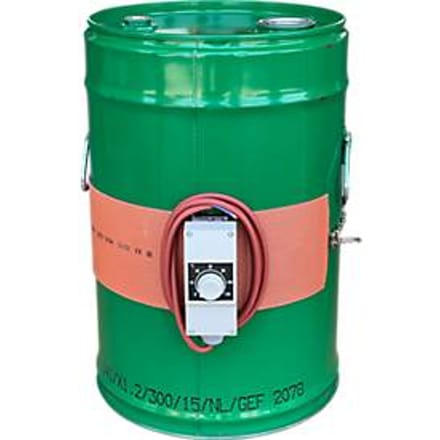 Vatverwarmingsband voor 25 liter silicone 1 band