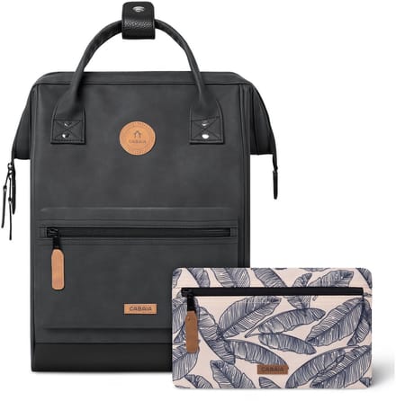 Cabaia - Rugzak Adventurer Medium Le Havre - 18L - Laptopvak 13 inch - Zwart