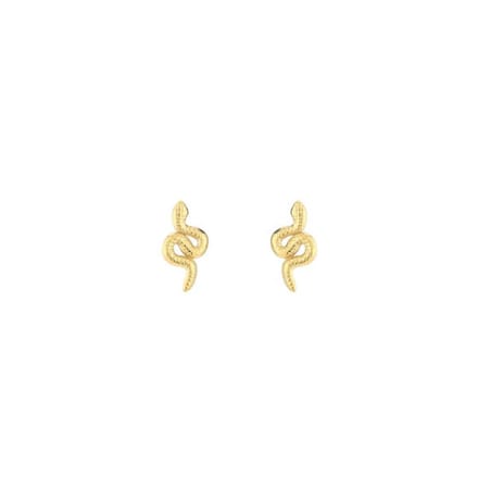 Bijoutheek Oorknop Slang Goud