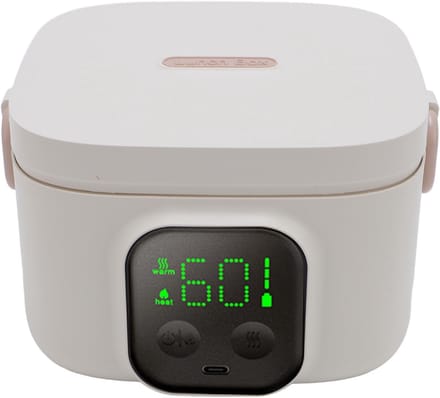 Intelligente Kom - Constante Temperatuur - Snelle Verwarming - 7 Versnellingen Timer - 500 ml Capaciteit