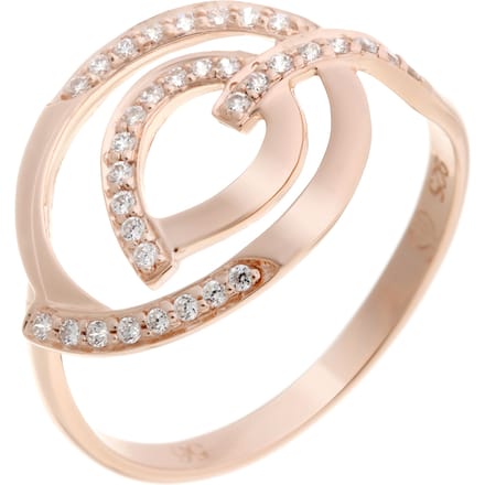 Orphelia Dames 925 Sterling Zilveren Ring - Roze ZR-7114/RG
