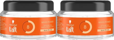 2x Schwarzkopf Taft Maxx Power Level 8 Power Haargel - 250 ml