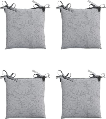 Madison - Zitkussen - Universeel - 4st - 46 x 46cm - Outdoor Palm Grey
