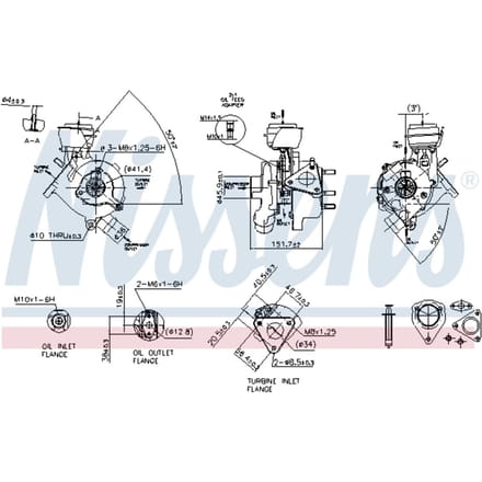 Supercharger, drukvulling NISSENS 93038