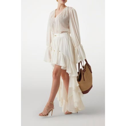 GUESS Marciano By  Elsa Ls Top Sandy Shore Taglia: 46 | Maglie a manica lunga Outlet | Donna | Marrone