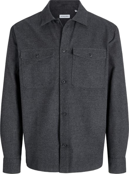 JACK&JONES ESSENTIALS - JJEPERFECT MELANGE OVERSHIRT LS SN Heren Overhemd