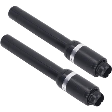 Poolkeu Verlengstuk Professionele Sterke Grip Biljartkeu Verlengstuk voor 9 Ball Club 2 stuks gray