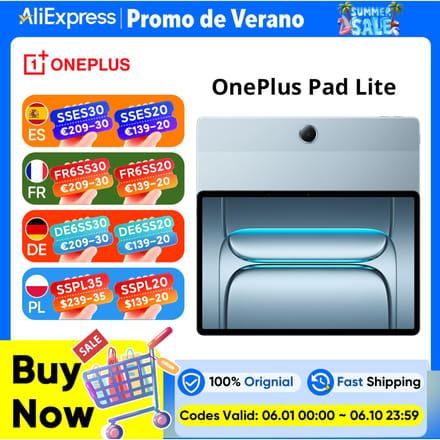 Algemene versie OnePlus Pad Lite tablet 11 inch 90 Hz oogzorgdisplay 9340 mAh supergrote batterij MediaTek Helio G100