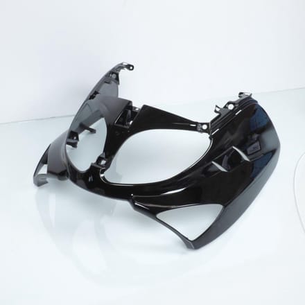 Voorbeenschild P2R voor Scooter Yamaha 500 T-Max 2001 tot 2007 zwart glanzend Nieuw