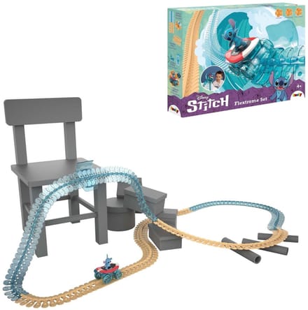 Smoby - Racebaan - Stitch Flextreme set - Disney Lilo & Stich