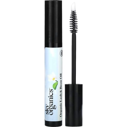 Huile Bio pour Cils et Sourcils, Mélange d'Huile de Ricin et de Moringa, 0,4 fl oz (12ml)