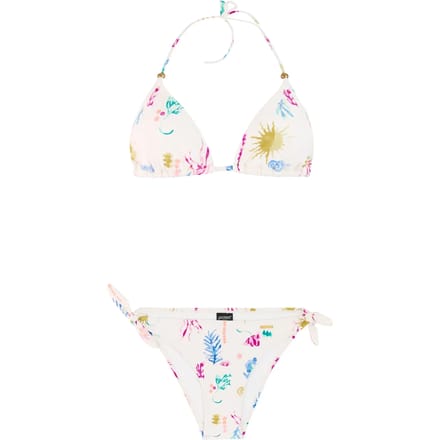 Protest PRTEmpty - Triangel bikini set Dames - Koordsluiting - Uitneembare vulling - Normale pasvorm - Medium dekking - Wit
