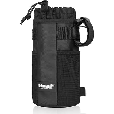 Sac de vélo isolé porte-bouteille de vélo couvercle de bouteille d'eau de cyclisme stockage de bouteille de boisson robuste noir