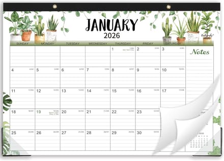 Bureaukalender 2024 - Groot Formaat Tafelkalender Dagplanner