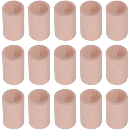15 STUKS Beuken Diffusiehout Cilindrische Vorm Essentiële Olie Aroma Diffuser voor Binnengebruik beige