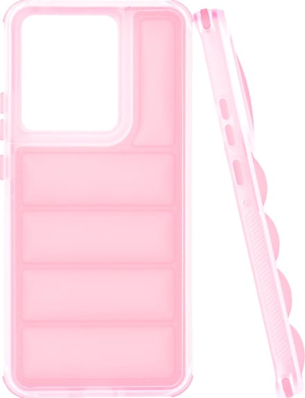 Hoesje geschikt voor Motorola Edge 50 Pro - Techsuit Wave Shield Shockproof Hard Case Back Cover - Roze