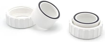 Set Verb.Stuk+O-Ring+Moer Ø50mm Tbv Poolmax Zwembadpomp