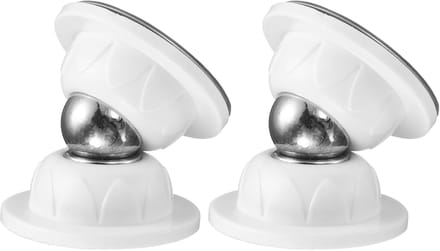 Magnetische Deurstopper - Deurhouder - Deuren Open Houden - Zonder Boren - 2 Stuks - Wit
