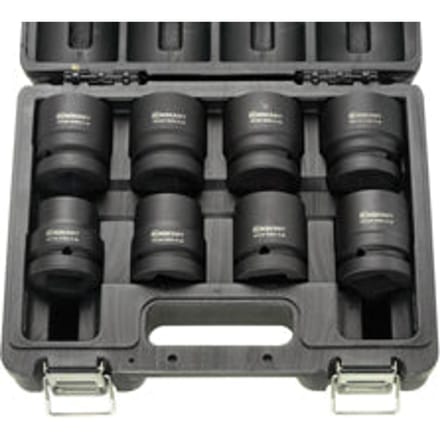 8-Delige Krachtdoppenset In Plastic Magazijn 3/4" (19 mm)
