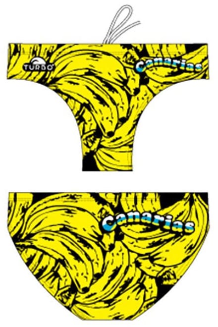 Turbo Canarias Bananas Zwemslip Geel S Man