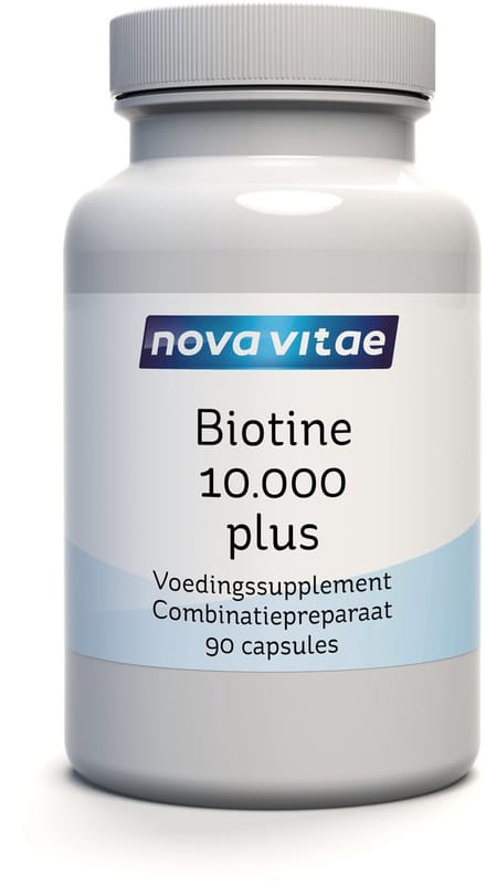 Nova Vitae - Biotine 10.000 Plus - Haargroei supplement - 90 capsules