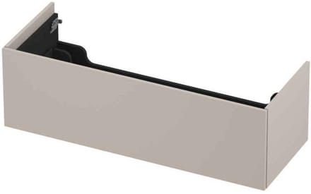 INK - Onderkast 1 Lade Push 2 Open Bestaande Uit - 1200x450x376 Mm - Mat Kasjmier Grijs