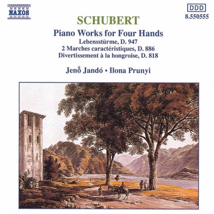 Jenö Jandó & Ilona Prunyi - Schubert: Piano Works For Four Hands (CD)