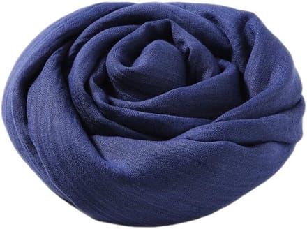 Zachte Effen Dames Sjaal van Katoen - Elegante Grote Stola voor Dames