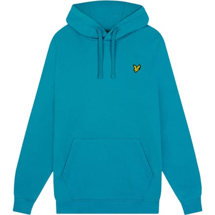 Lyle & Scott effen blauwe vrijetijdshoodie