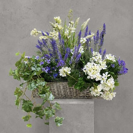 Seta Fiori - Kunstplanten - UV bestendig - balkonbak – 80cm lengte