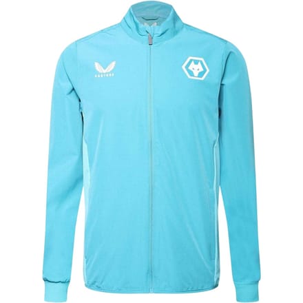 Castore Wolverhampton Wanderers FC-anorak voor heren (Pagode Blauw)