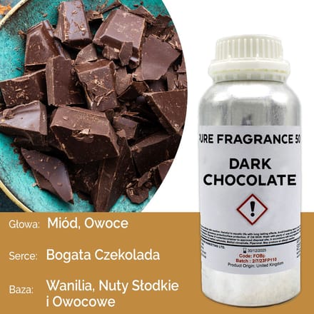 Pure geurolie met donkere chocoladegeur - 500 ml