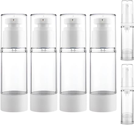 Diverse Spuit- en Donorflessen voor Lotion, 4-Delig Reissetje