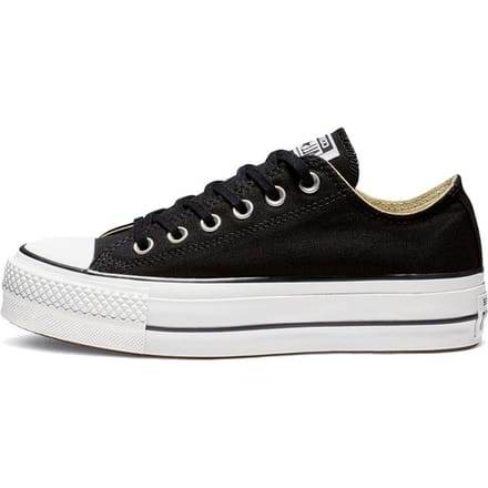 Converse Chuck Taylor All Star Lift Platform Low zwart wit Dames Zwart