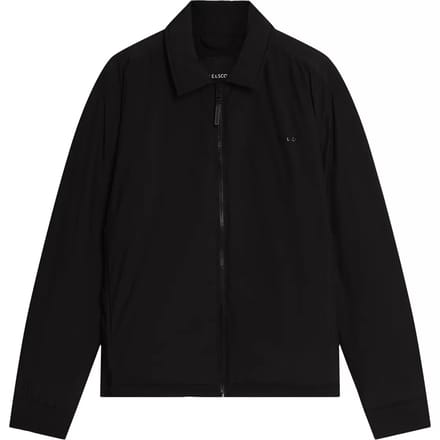 Lyle & Scott gewatteerde jas met kraag - zwart