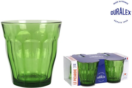 Glazenset Duralex Picardie Groen 310 ml (4 Stuks)