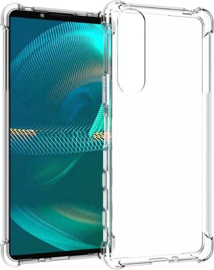 Shop4 - Sony Xperia 5 III Hoesje - Zachte Back Case Drop Proof Transparant