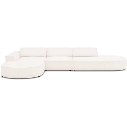 5-zits hoekbank Jodie bouclé Chaise Longue links | Micadoni Home