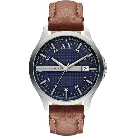 Armani Exchange Hampton AX2101 Herenhorloge 46 mm - Zilverkleurig