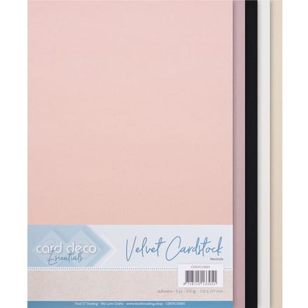 Fluwelen papier, zelfklevend - Natuurlijke kleuren