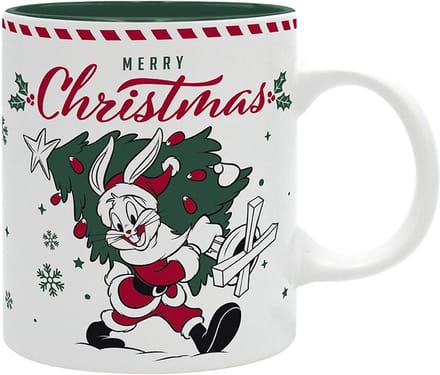 Looney Tunes: Bugs Bunny & Daffy Duck kerstbeker keramiek - Abysse