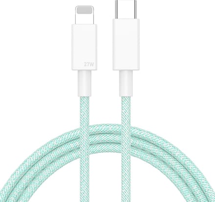 Oplader geschikt voor iPhone en iPad - datakabel adapter kabel - USB-C naar 8-pin - 1 meter - Groen - Provium