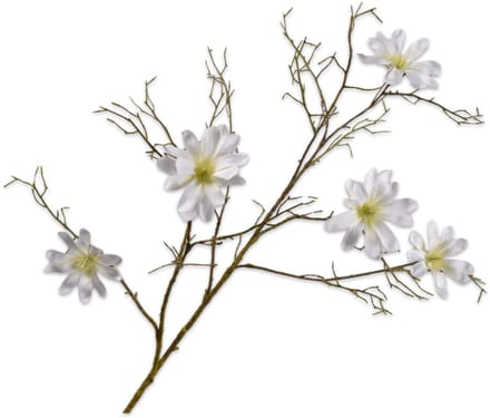 Silk-ka Kunstbloem-Zijden Bloem Magnolia Tak Wit 98 cm