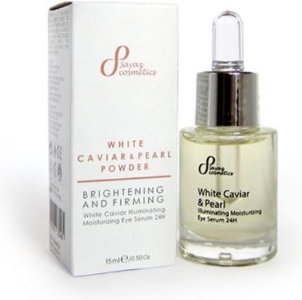 Luxe Witte Kaviaar Verhelderend en Liftend Oogserum elixir - met parelmoer gloed - vettige en lichte textuur 15ml