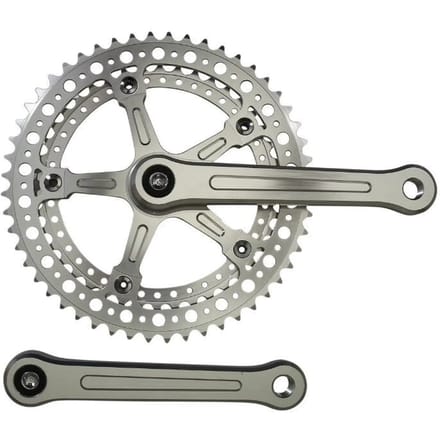 Gesmeed aluminium crankstel voor de weg P2R Vintage 170 mm 52-42D. Diam 144