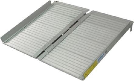 Aidapt Rijplaat rolstoel - 74cm breed, 61cm lang - Grijs